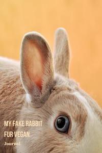 My Fake Rabbit Fur Vegan Journal: Keeping It Real Dot Grid Diary di E. Meehan edito da LIGHTNING SOURCE INC