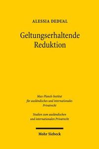 Geltungserhaltende Reduktion di Alessia Dedual edito da Mohr Siebeck GmbH & Co. K