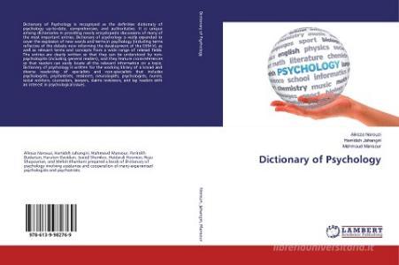 Dictionary of Psychology di Alireza Norouzi, Hamideh Jahangiri, Mahmoud Mansour edito da LAP Lambert Academic Publishing