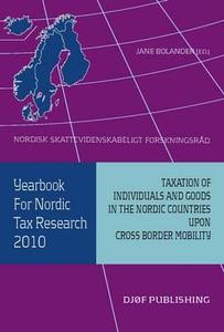 Yearbook for Nordic Tax Research edito da DJOFPublishing