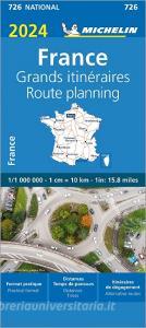 France Route Planning 2024 - Michelin National Map 726 di Michelin edito da Michelin Editions Des Voyages
