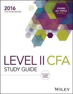 Wiley Study Guide For 2016 Level Ii Cfa Exam di Wiley edito da John Wiley & Sons Inc