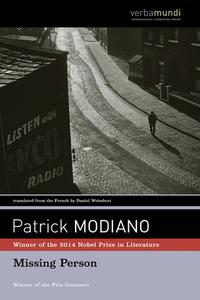 Missing Person di Patrick Modiano edito da DAVID R GODINE