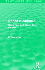 United Kingdom? di E. Cashmore edito da Taylor & Francis Ltd