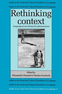 Rethinking Context edito da Cambridge University Press