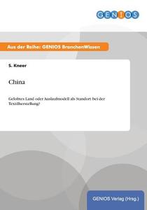 China di S. Kneer edito da GBI-Genios Verlag