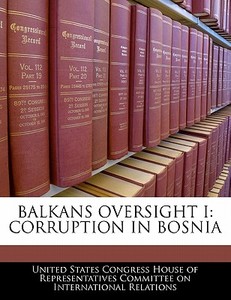 Balkans Oversight I edito da Bibliogov