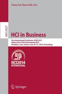 HCI in Business edito da Springer International Publishing
