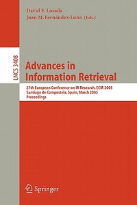 Advances in Information Retrieval edito da Springer Berlin Heidelberg