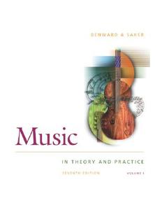 Music In Theory And Practice di Gary C. White, Bruce Benward, Marilyn Saker edito da Mcgraw-hill Education - Europe