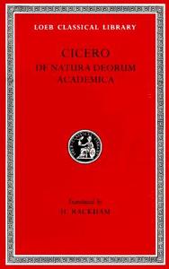 On the Nature of the Gods di Marcus Tullius Cicero edito da Harvard University Press
