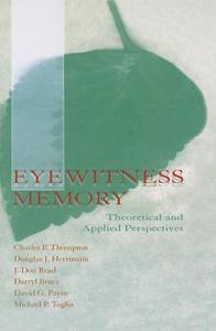 Eyewitness Memory edito da Taylor & Francis Ltd