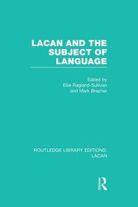 Lacan and the Subject of Language edito da Taylor & Francis Ltd