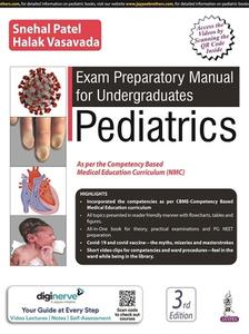 Exam Preparatory Manual For Undergraduates: Pediatrics di Patel Snehal edito da Jaypee Brothers Medical Publishers