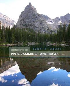 Concepts Of Programming Languages di Robert W. Sebesta edito da Pearson Education (us)