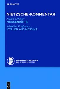 Kommentar zu Nietzsches "Morgenröthe", "Idyllen aus Messina" di Jochen Schmidt, Sebastian Kaufmann edito da Gruyter, Walter de GmbH
