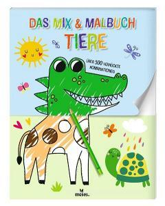 Das Mix & Malbuch Tiere di Elizabeth Golding edito da moses. Verlag GmbH