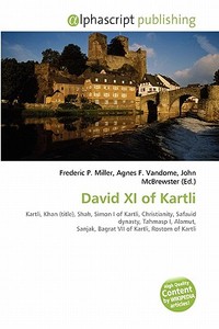 David Xi Of Kartli edito da Vdm Publishing House