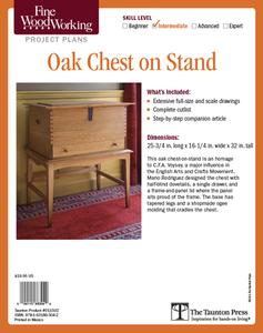 Fine Woodworking's Oak Chest on Stand Plan di Mario Rodriguez edito da Taunton Press