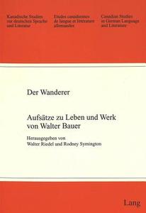 Der Wanderer edito da Lang, Peter