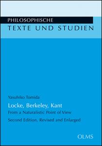 Locke, Berkeley, Kant: di Yasuhiko Tomida edito da Olms Georg AG