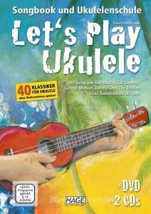 Let's Play Ukulele mit 2 CDs + DVD di Daniel Schusterbauer edito da Hage Musikverlag