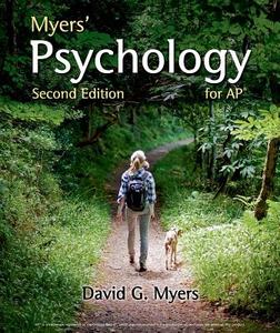 Myers' Psychology For Ap* di David G. Myers edito da W.h.freeman & Co Ltd