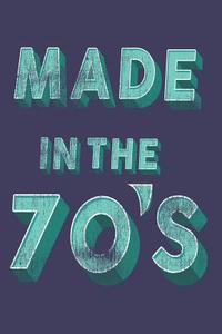 Made in the 70's: Funny Retro Style 70s Celebration Memory Journal Book di Creative Juices Publishing edito da LIGHTNING SOURCE INC