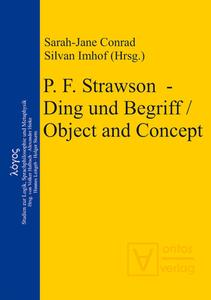 P. F. Strawson - Ding und Begriff / Object and Concept edito da De Gruyter
