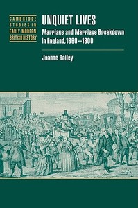 Unquiet Lives di Joanne Dr Bailey edito da Cambridge University Press
