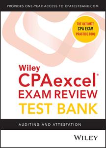 Wiley Cpaexcel Exam Review 2021 Test Bank: Auditing and Attestation (1-Year Access) di Wiley edito da WILEY