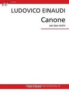 Canone: For Two Violins edito da RICORDI