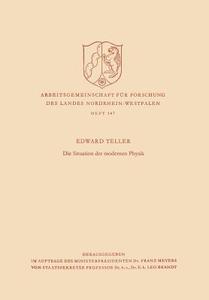 Die Situation der modernen Physik di Edward Teller edito da VS Verlag für Sozialwissenschaften