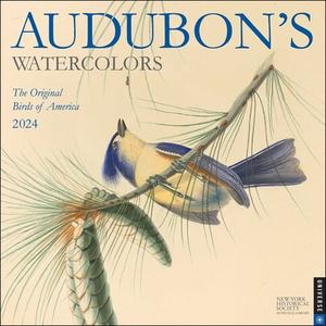 Audubon's Watercolors 2024 Wall Calendar di The New York Historical Society edito da Universe Publishing