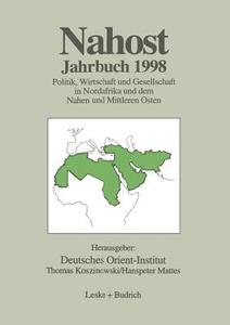 Nahost Jahrbuch 1998 edito da VS Verlag für Sozialwissenschaften