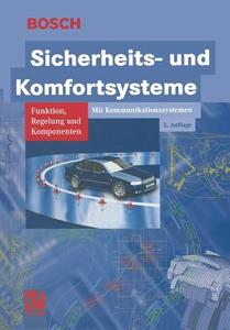 Sicherheits- und Komfortsysteme di Robert Bosch Gmbh edito da Vieweg+Teubner Verlag
