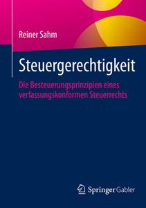 Steuergerechtigkeit di Reiner Sahm edito da Springer-Verlag GmbH