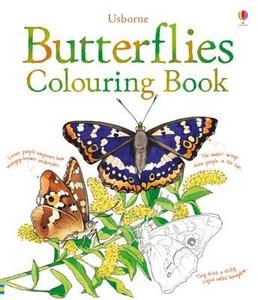 Butterflies Colouring Book di Megan Cullis edito da Usborne Publishing Ltd