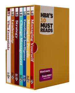 Hbr's 10 Must Reads Boxed Set with Bonus Emotional Intelligence (7 Books) (Hbr's 10 Must Reads) di Harvard Business Review, Peter F. Drucker, Clayton M. Christensen edito da HARVARD BUSINESS REVIEW PR