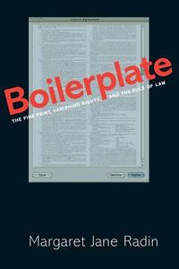 Boilerplate di Margaret Jane Radin edito da Princeton University Press