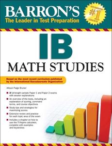 Barron's IB Math Studies di Allison Paige Bruner edito da Barron's Educational Series Inc.,U.S.