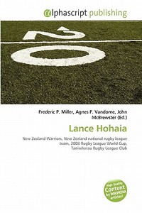 Lance Hohaia edito da Alphascript Publishing