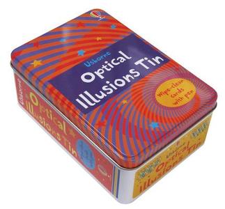 Optical Illusions Tin [With Pens/Pencils] di Sam Taplin edito da Usborne Books