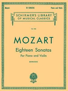 18 Sonatas: Schirmer Library of Classics Volume 836 Violin and Piano edito da G SCHIRMER