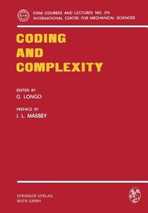 Coding and Complexity edito da Springer Vienna