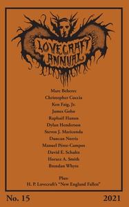 Lovecraft Annual No. 15 (2021) di S. T. JOSHI edito da Hippocampus Press