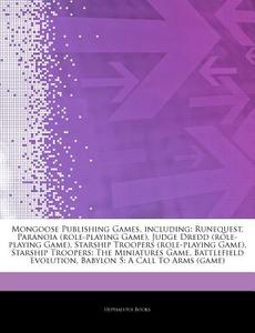 Mongoose Publishing Games, Including: Ru di Hephaestus Books edito da Hephaestus Books