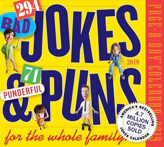 2019 294 Bad Jokes & 71 Punderful Puns Page-a-day Calendar di Workman Publishing edito da Workman Publishing