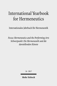 International Yearbook for Hermeneutics edito da Mohr Siebeck GmbH & Co. K