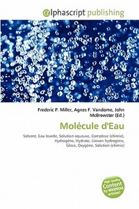 Molecule D\'eau edito da Alphascript Publishing